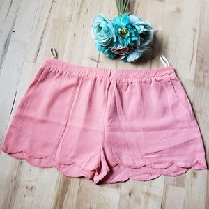 Scallop design shorts by MINE